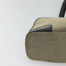 GUCCI Tote Bag Canvas Leather Gray Black Silver 002 1122 Auth bs23009-9