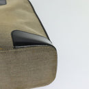 GUCCI Tote Bag Canvas Leather Gray Black Silver 002 1122 Auth bs23009-16