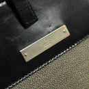 GUCCI Tote Bag Canvas Leather Gray Black Silver 002 1122 Auth bs23009-10