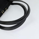 GUCCI Tote Bag Canvas Leather Gray Black Silver 002 1122 Auth bs23009-7