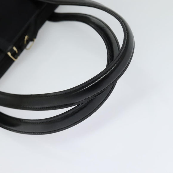 GUCCI Tote Bag Canvas Leather Gray Black Silver 002 1122 Auth bs23009