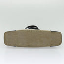 GUCCI Tote Bag Canvas Leather Gray Black Silver 002 1122 Auth bs23009-5