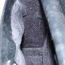 GUCCI Hand Bag Leather Metal Black Silver Auth bs23013-17