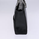 GUCCI Hand Bag Leather Metal Black Silver Auth bs23013-4