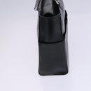 GUCCI Hand Bag Leather Metal Black Silver Auth bs23013-5