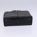 GUCCI Hand Bag Leather Metal Black Silver Auth bs23013-9