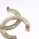 CHANEL COCO Mark Brooch Metal Gold Tone CC Auth bs23015-11