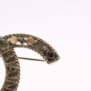 CHANEL COCO Mark Brooch Metal Gold Tone CC Auth bs23015-5