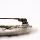 CHANEL COCO Mark Brooch Metal Silver CC Auth bs23017-11