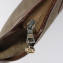 CELINE Macadam Canvas Clutch Bag PVC Beige Gold Auth bs23019-9