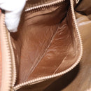 CELINE Macadam Canvas Clutch Bag PVC Beige Gold Auth bs23019-11