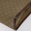 CELINE Macadam Canvas Clutch Bag PVC Beige Gold Auth bs23019-7