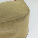 BURBERRY Blue Label Shoulder Bag Canvas Beige Gold Auth bs23029-13