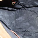 BURBERRY Blue Label Shoulder Bag Canvas Beige Gold Auth bs23029-18