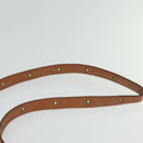 BURBERRY Blue Label Shoulder Bag Canvas Beige Gold Auth bs23029-8