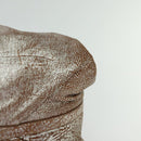 BVLGARI Chandra Hand Bag Leather Brown Gold Auth bs23036-9