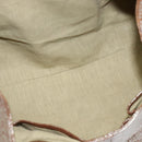 BVLGARI Chandra Hand Bag Leather Brown Gold Auth bs23036-11