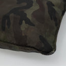 PRADA Shoulder Bag Nylon Khaki Black Auth bs23050-15