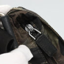 PRADA Shoulder Bag Nylon Khaki Black Auth bs23050-18