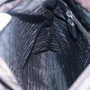 PRADA Shoulder Bag Nylon Khaki Black Auth bs23050-21