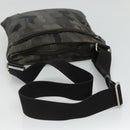 PRADA Shoulder Bag Nylon Khaki Black Auth bs23050-7