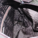 PRADA Tote Bag Nylon Khaki Silver Auth bs23051-20