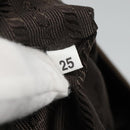 PRADA Tote Bag Nylon Khaki Silver Auth bs23051-12