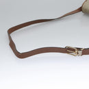 Christian Dior Honeycomb Canvas Shoulder Bag PVC Leather Beige Auth bs23056-7