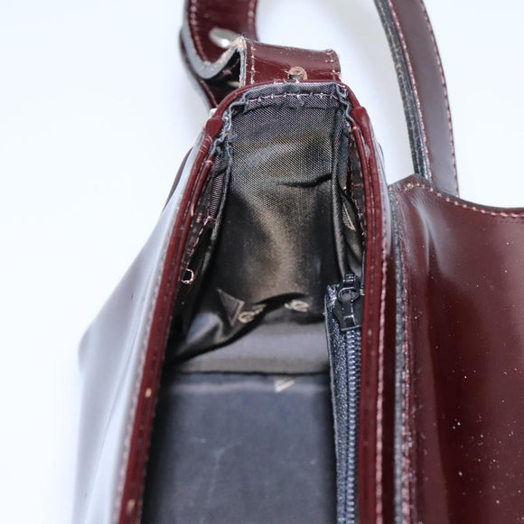 Gianni Versace Shoulder Bag Leather 2way Brown Auth bs23058