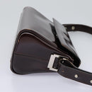 Gianni Versace Shoulder Bag Leather 2way Brown Auth bs23058-4