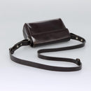 Gianni Versace Shoulder Bag Leather 2way Brown Auth bs23058-7