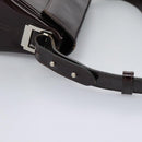 Gianni Versace Shoulder Bag Leather 2way Brown Auth bs23058-8