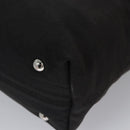 Salvatore Ferragamo Gancini Tote Bag Canvas Black Silver Auth bs23065-14