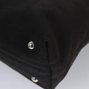 Salvatore Ferragamo Gancini Tote Bag Canvas Black Silver Auth bs23065-16