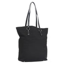 Salvatore Ferragamo Gancini Tote Bag Canvas Black Silver Auth bs23065-1