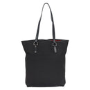 Salvatore Ferragamo Gancini Tote Bag Canvas Black Silver Auth bs23065-13