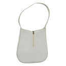 Salvatore Ferragamo Shoulder Bag Leather White Auth bs23066-1