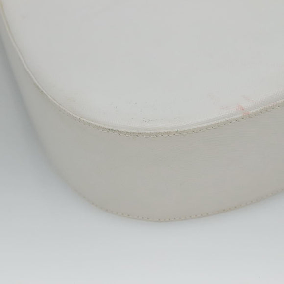 Salvatore Ferragamo Shoulder Bag Leather White Auth bs23066