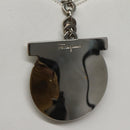 Salvatore Ferragamo Shoulder Bag Leather White Auth bs23066-14