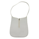 Salvatore Ferragamo Shoulder Bag Leather White Auth bs23066-2
