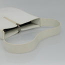 Salvatore Ferragamo Shoulder Bag Leather White Auth bs23066-7