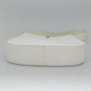 Salvatore Ferragamo Shoulder Bag Leather White Auth bs23066-9