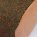 ETRO Paisley Shoulder Bag Nylon Brown Red Green Auth bs23067-9