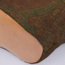 ETRO Paisley Shoulder Bag Nylon Brown Red Green Auth bs23067-14