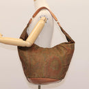 ETRO Paisley Shoulder Bag Nylon Brown Red Green Auth bs23067-22