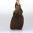 ETRO Paisley Shoulder Bag Nylon Brown Red Green Auth bs23067-3