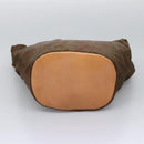 ETRO Paisley Shoulder Bag Nylon Brown Red Green Auth bs23067-5