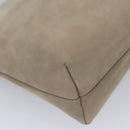 Salvatore Ferragamo Vala Shoulder Bag Suede Beige Auth bs23073-9