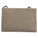 Salvatore Ferragamo Vala Shoulder Bag Suede Beige Auth bs23073-2
