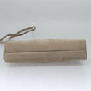 Salvatore Ferragamo Vala Shoulder Bag Suede Beige Auth bs23073-5